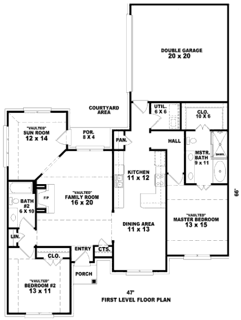 main floor house blueprint
