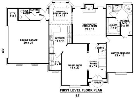 main floor house blueprint