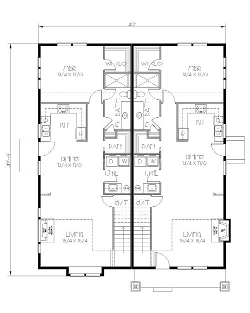main floor house blueprint