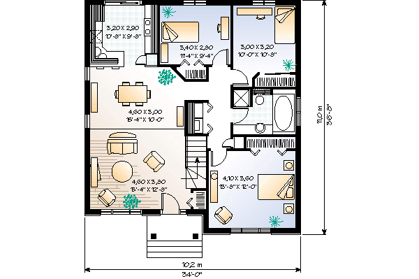 main floor house blueprint