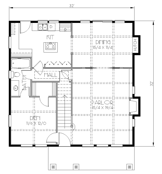 main floor house blueprint