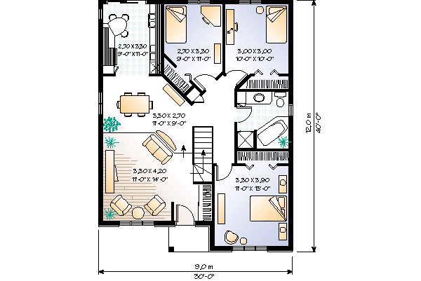 main floor house blueprint