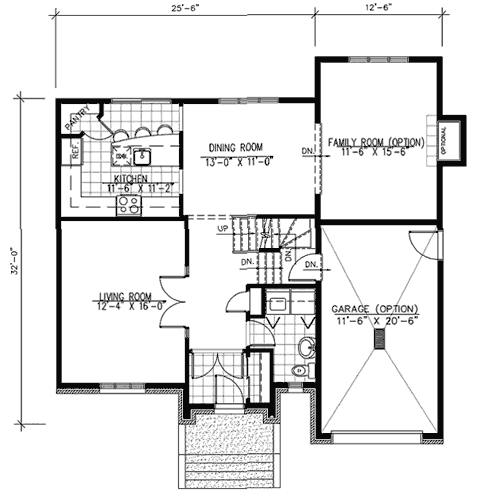 main floor house blueprint