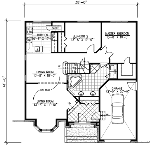 main floor house blueprint