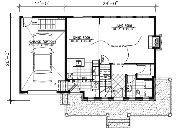 main floor house blueprint