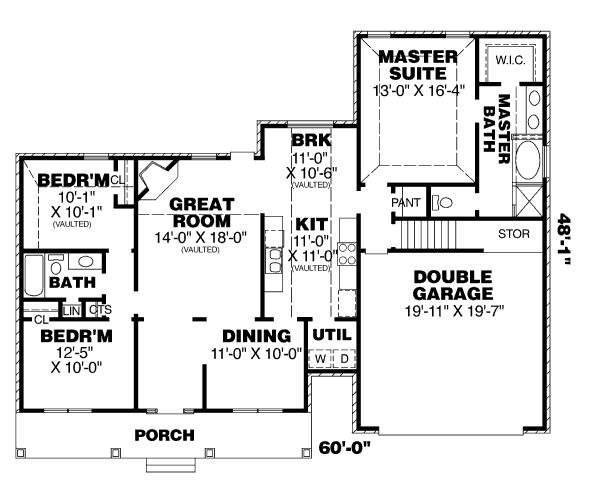main floor house blueprint