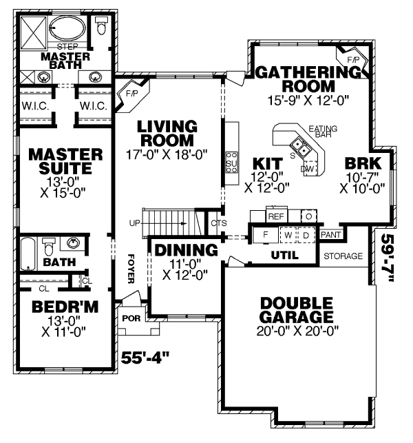 main floor house blueprint