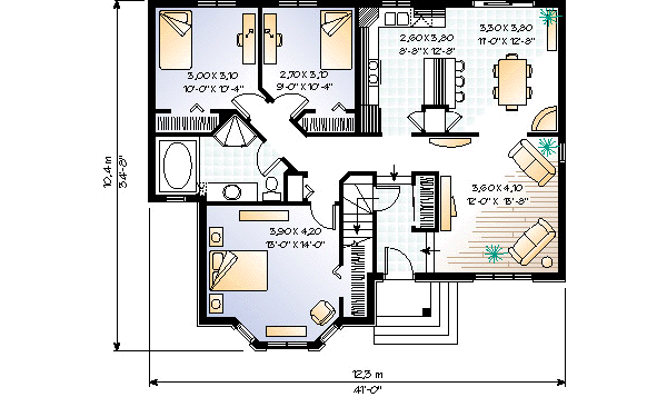 main floor house blueprint