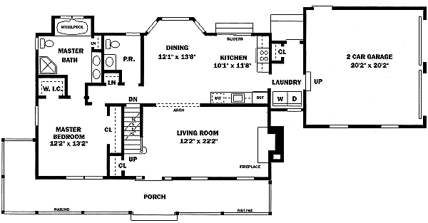 main floor house blueprint