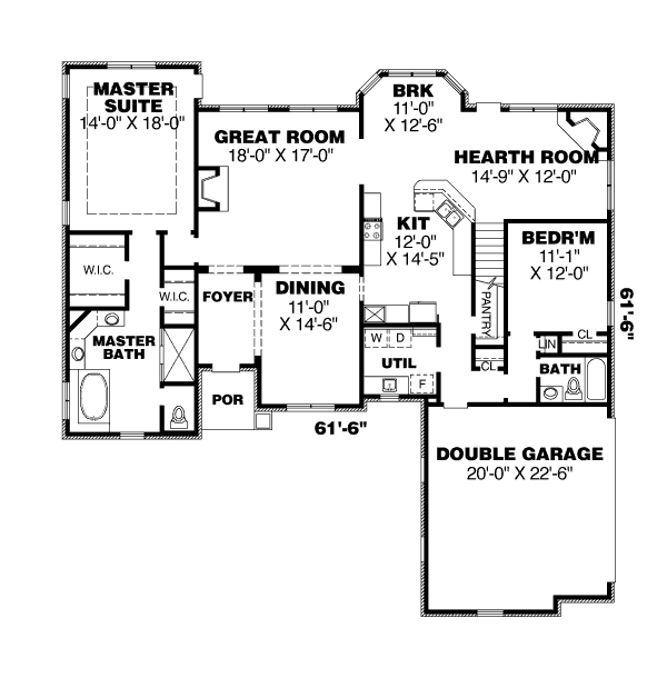 main floor house blueprint