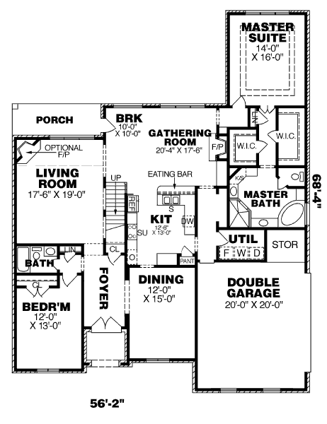 main floor house blueprint