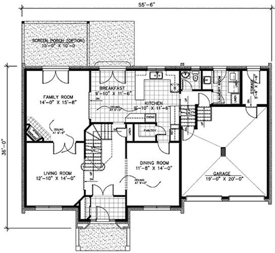 main floor house blueprint