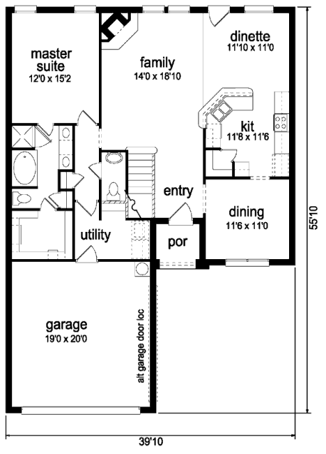 main floor house blueprint