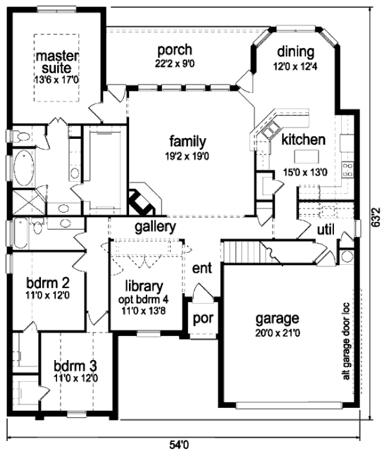 main floor house blueprint