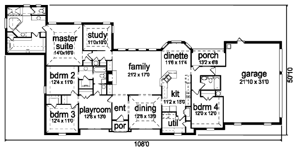 main floor house blueprint
