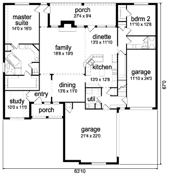 main floor house blueprint