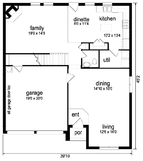 main floor house blueprint
