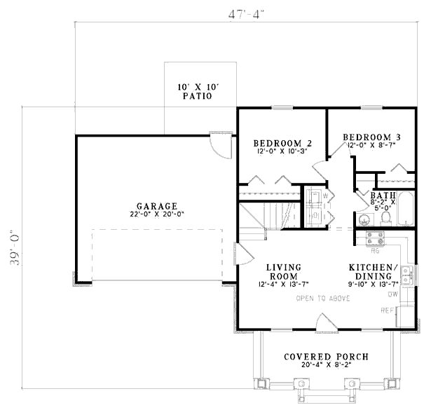 main floor house blueprint