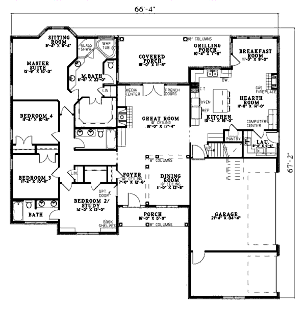 main floor house blueprint