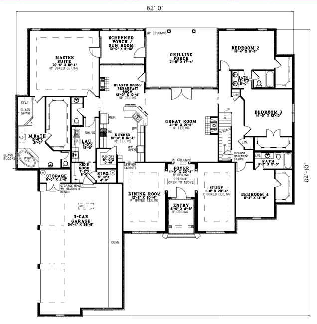 main floor house blueprint