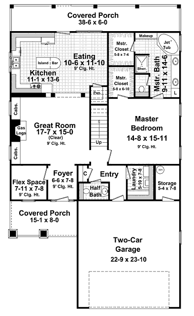 main floor house blueprint