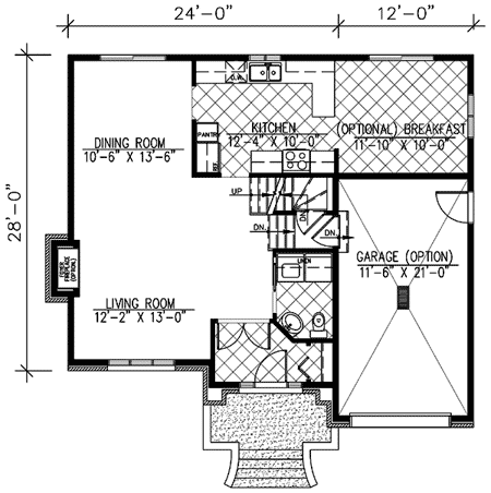 main floor house blueprint