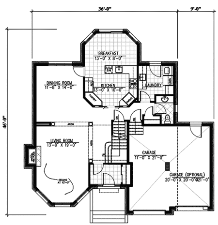 main floor house blueprint