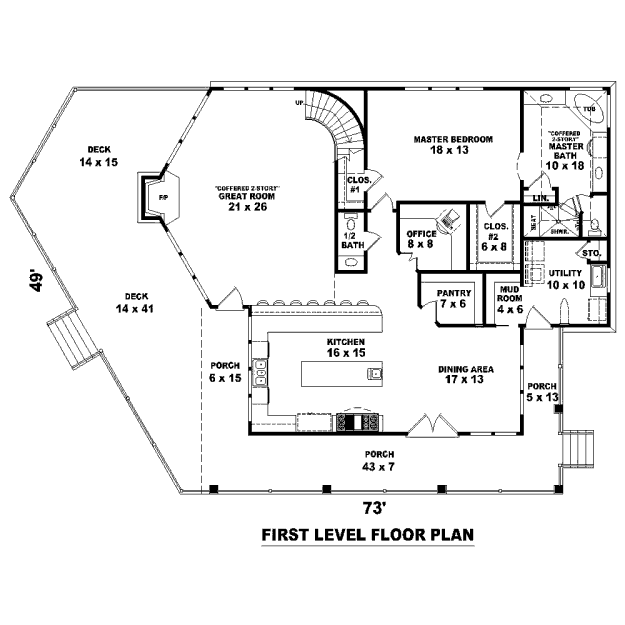 main floor house blueprint