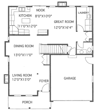 main floor house blueprint