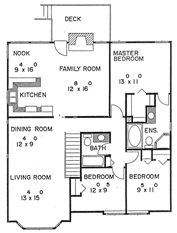 main floor house blueprint