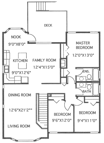 main floor house blueprint