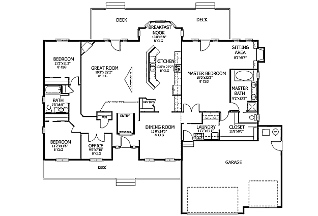 main floor house blueprint