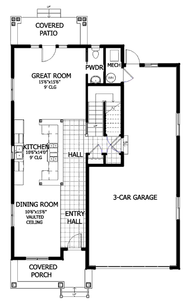 main floor house blueprint