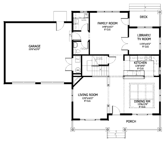 main floor house blueprint