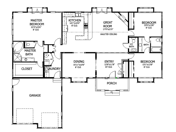 main floor house blueprint