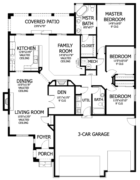 main floor house blueprint