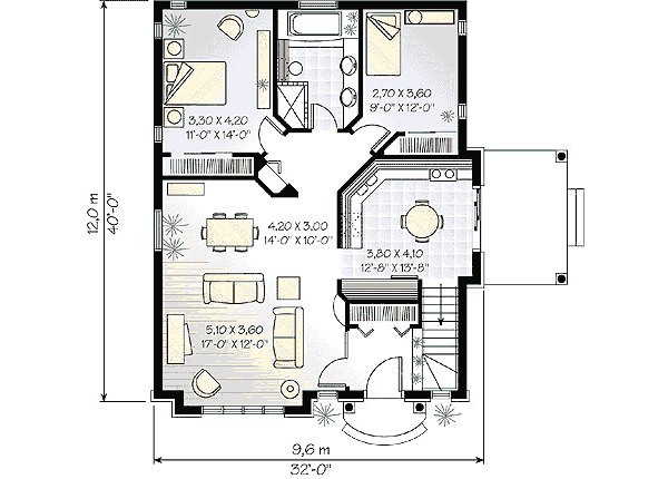 main floor house blueprint