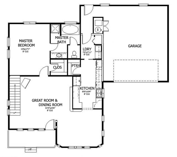 main floor house blueprint
