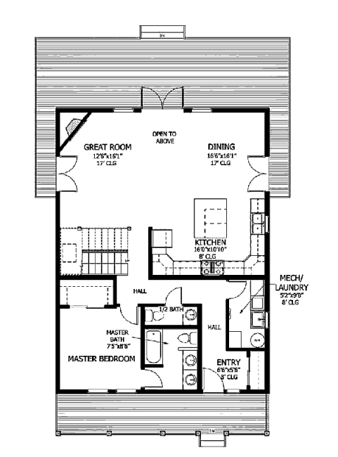 main floor house blueprint
