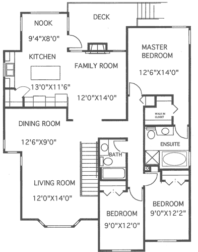 main floor house blueprint