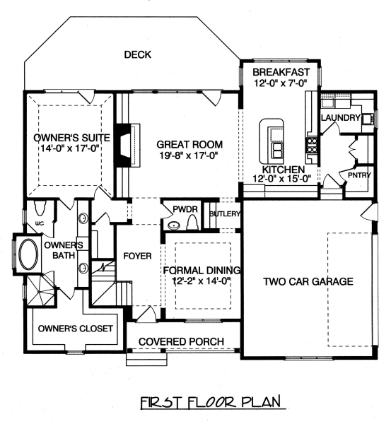 main floor house blueprint