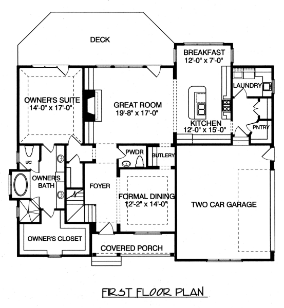 main floor house blueprint
