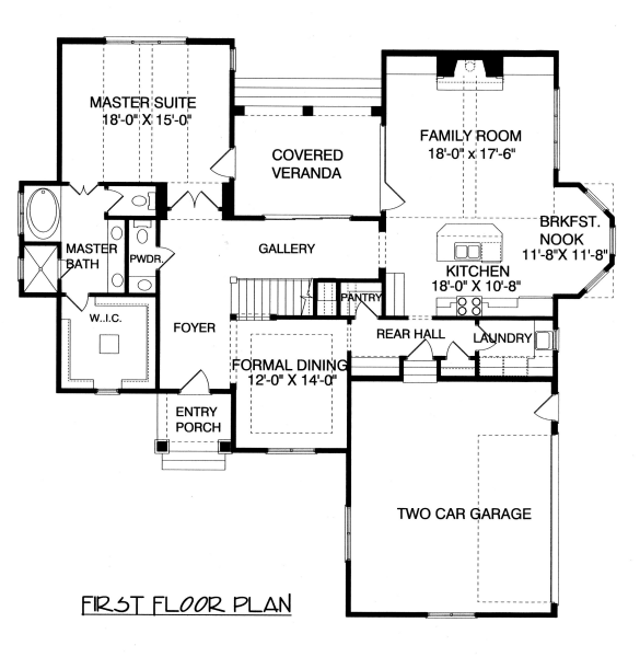 main floor house blueprint