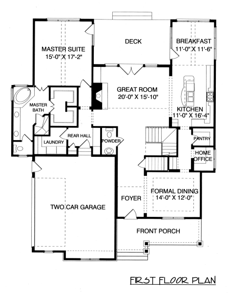 main floor house blueprint