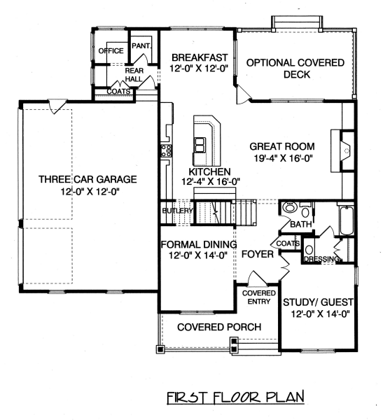 main floor house blueprint