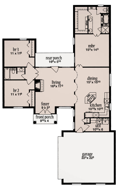main floor house blueprint