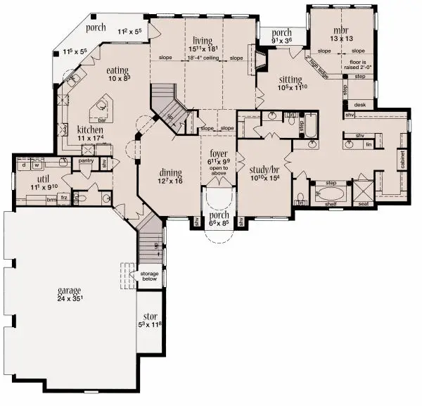 main floor house blueprint