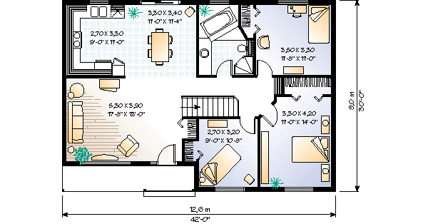 main floor house blueprint