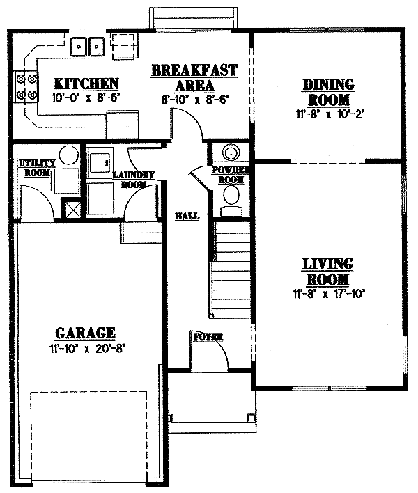 main floor house blueprint