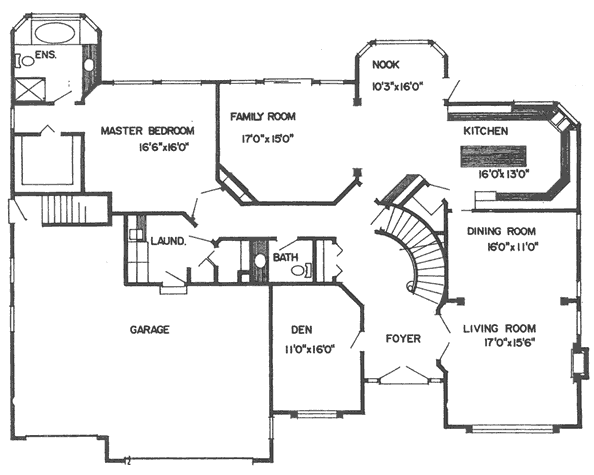 main floor house blueprint